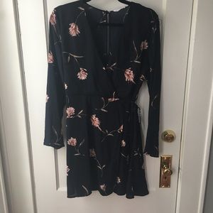 Nordstrom floral wrap dress- size medium